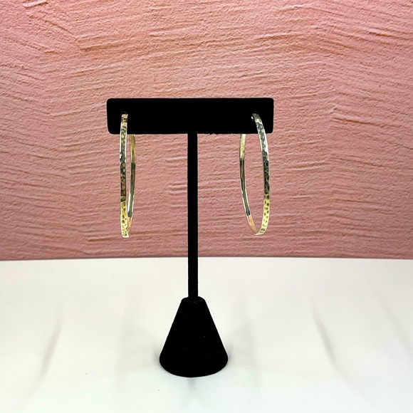 Jewelry - Vintage 925 Sterling Silver Marked Large 2 Inch Hoop Earrings